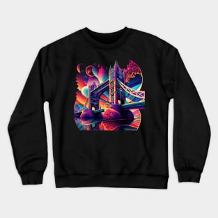 Tower Bridge v1 (no text) Crewneck Sweatshirt